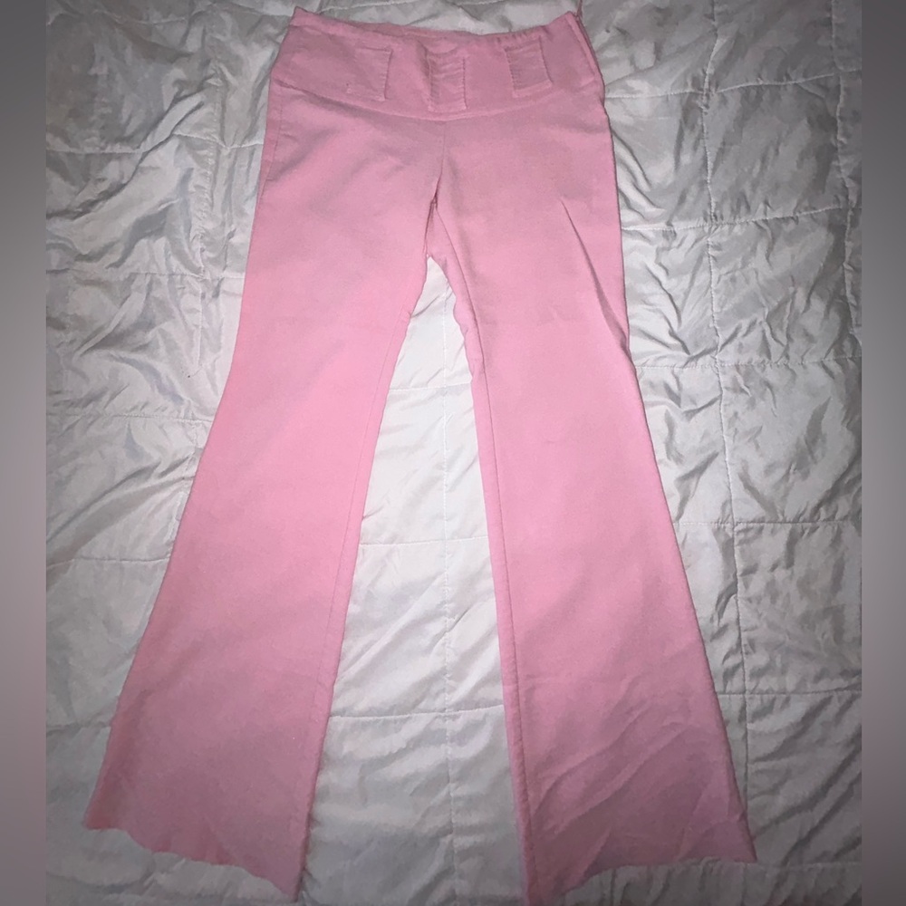 Pink 2000’s Flared Bottoms